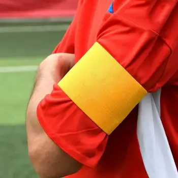 Лента для крепления повязки футбольного капитана, повязки для взрослых команд, хорошая текстура, футбольный поезд, Удобный рукав для взрослых дивизионов.