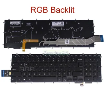 Американская Арабская Клавиатура с RGB Подсветкой для Dell G5 5590 5500 G5 SE 5505 5587, G3 15 3590 3500 3779 3579 Игровой Ноутбук с 4-Зонной подсветкой