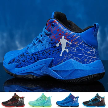 Детская Баскетбольная обувь 2023 Мужские Баскетбольные Кроссовки Большого размера Спортивная Обувь на Открытом Воздухе для Баскетбола, Тенниса, Баскетбола Для Мужчин