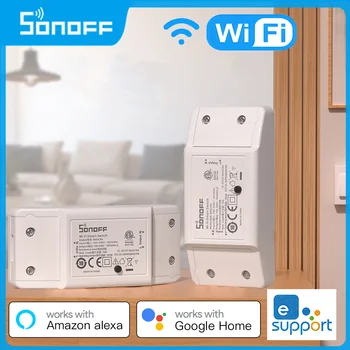 SONOFF BASICR4 Wifi переключатель Умный дом Реле Выключатель света Универсальный таймер отключения eWeLink Пульт дистанционного управления Alexa Alice Google Home