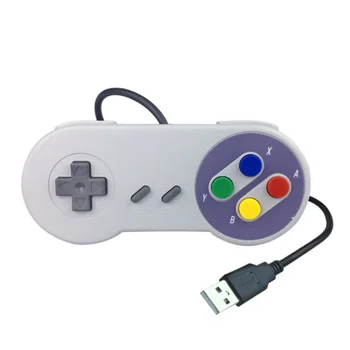 USB Игровой контроллер для классической Super Nintendo SNES Gamepad Famicom для ПК MAC Qperating Systems Аксессуары для игр с Джойстиком