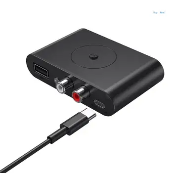 Bluetooth-совместимый передатчик-приемник 5.3 3.5 AUX-RCA USB U-Диск со стереомузыкой
