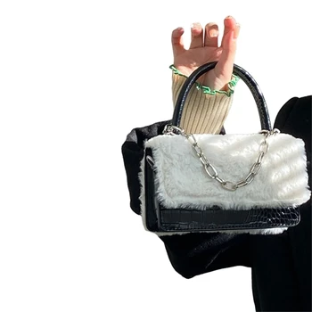 Модная маленькая квадратная сумка с ручкой-цепочкой для женщин, сумки через плечо, подчеркнут вашу уверенность и очарование