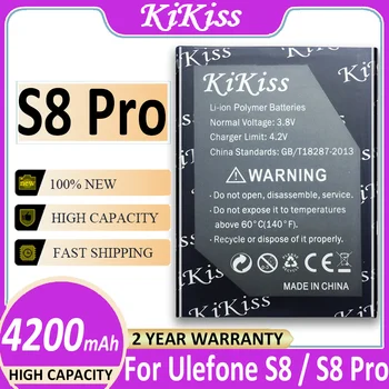 S 8 Pro Аккумулятор емкостью 4200 мАч для Ulefone S8/S8 Pro S8Pro S 8 Pro 5,3 Дюйма MTK6737 MTK6580 Bateria + Номер для отслеживания