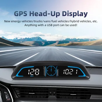 Головной дисплей G3, GPS, умный автомобиль, HUD, Цифровой спидометр, охранная сигнализация, обороты в минуту, Температура воды, Тахометр, Электронные Аксессуары