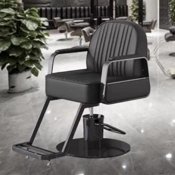 Эргономичные вращающиеся парикмахерские кресла для макияжа, парикмахерские гидравлические кресла для ухода за лицом, парикмахерские кресла для ожидания, мебель для салона Silla Giratoria YQ50BC