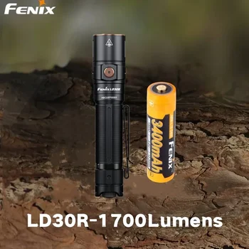 Высокопроизводительный уличный фонарик Fenx LD30R мощностью 1700 люмен, перезаряжаемый EDC-фонарь с батареей емкостью 3400 мАч
