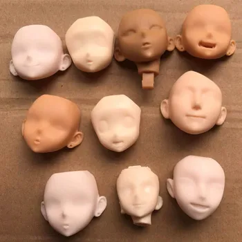 Редкая коллекция кукольных чехлов для лица, обучающих макияжу своими руками, детали куклы с японским мультяшным рисунком, детали куклы с пустым лицом, головы куклы