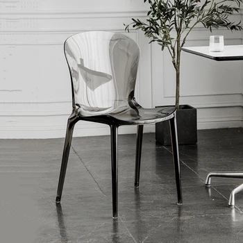Акриловый Прозрачный Современный стул в скандинавском стиле, Пластиковый Туалетный Столик, Офисное кресло для макияжа, Акриловая мебель для парикмахерской Kursi