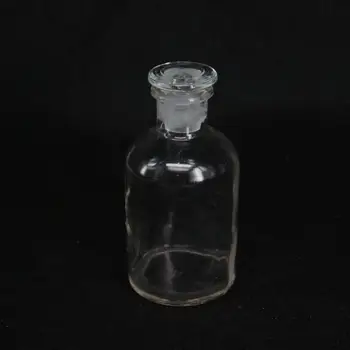 бутылка с узким Горлышком из прозрачного Стекла объемом 250 мл и стеклянной посудой для лабораторной химии Stooper