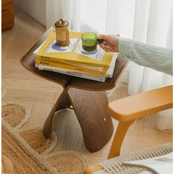 Мебель для гостиной, японская простая прикроватная тумбочка, Креативные столы для комнаты с бабочками, Многофункциональный приставной столик, Универсальная сцена