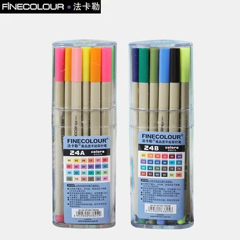 FINECOLOUR 300 Ручная роспись тонкой линией, Цветная игольчатая ручка, костюм