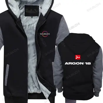 хлопчатобумажные мужские брендовые толстовки зимняя куртка с капюшоном ARGON 18 мужские шубужи Высококачественные флисовые толстовки Оверсайз прямая доставка
