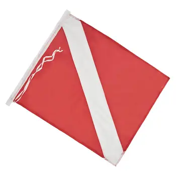 Флаг для дайвинга 12 x 6 дюймов, принадлежности для флажков, аксессуары для предупреждающих флажков, маркер для флага лодки для подводной охоты, подводного плавания, Фридайвинга