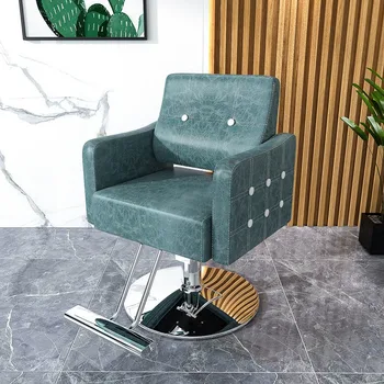 Маникюрный барный стул для красоты, вращающийся Профессиональный косметический Гидравлический парикмахерский стул, Парикмахерское седло, Табурет, мебель для парикмахерской