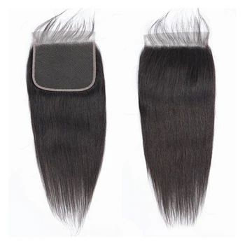 Кружевная застежка Alipretty 6x6, только бразильская прямая кружевная застежка из человеческих волос, прозрачное кружево высокой четкости с волосами младенца для чернокожих женщин