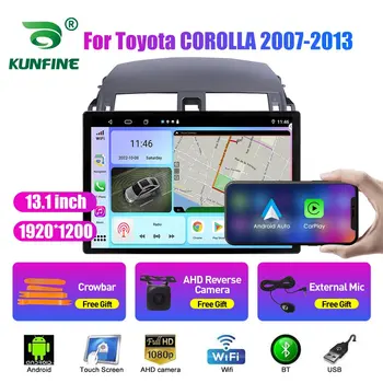 13,1-дюймовый автомобильный радиоприемник для Toyota COROLLA 2007 2008-13 Автомобильный DVD GPS навигация Стерео Carplay 2 Din Центральный мультимедийный Android Auto