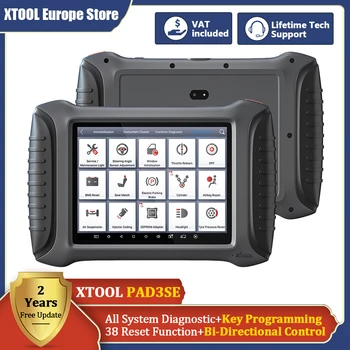 XTOOL X100 PAD3 SE Программатор Ключей Автомобиля Полносистемный Диагностический Инструмент Потеря Ключа 38 + Функция Сброса Двунаправленного Управления OBD2 Сканером