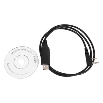 USB-Кабель для Программирования Baofeng UV-5R 888S для Аксессуаров Kenwood Radio Walkie Talkie С CD-Приводом