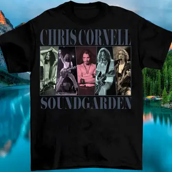 Редкая Мужская Хлопчатобумажная рубашка Всех размеров Chris Cornell Never Far Away Tour 2008 1NT145