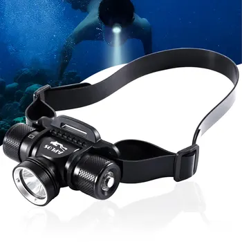 APLOS H900 LED Перезаряжаемая фара 3000LM IPX8 Водонепроницаемая фара для дайвинга 21700, подводный фонарик для подводного плавания