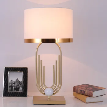 Современная светодиодная настольная лампа для чтения, роскошь для украшения спальни