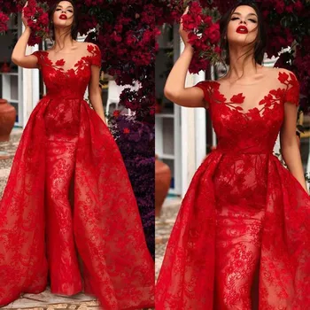 Элегантные Красные Платья Выпускного Вечера 