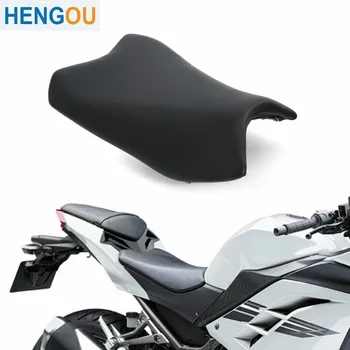 Черное переднее сиденье водителя мотоцикла Подходит для Ninja EX300 2013-2017 14 15 16