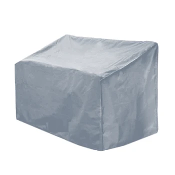Серый непромокаемый пылезащитный чехол из ткани Оксфорд 210D для дивана и садовой скамейки, уличная мебель из дышащего материала для патио