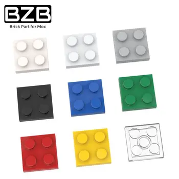 BZB MOC 3022 2x2 доска, высокотехнологичная модель строительного блока, детские игрушки, поделки из кирпича, лучший подарок