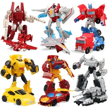 13 СМ Трансформирующие роботы-машинки, модели игрушек, детские классические игрушки-роботы-машинки, фигурки из пластика, развивающие детские игрушки