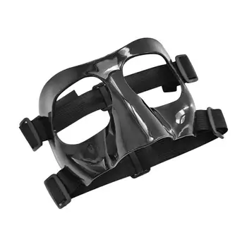 Защитная маска для лица для занятий спортом Удобная Регулируемая Спортивная защита Защита носа Устойчивая к царапинам Защитная маска для носа Противоударная защита для лица