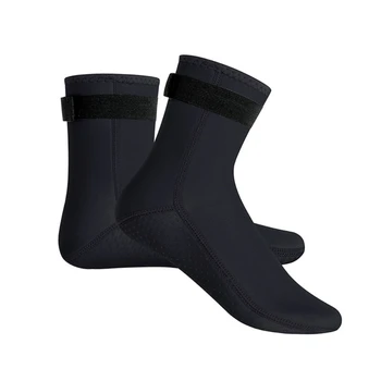 3 мм неопреновые носки, мужские теплые ботинки для плавания, дайвинга, подводного плавания, женские нескользящие пляжные носки с высокой длинной трубкой