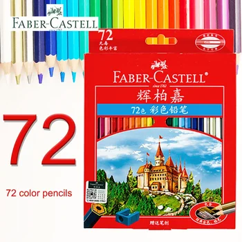 Набор цветных карандашей FABER-CASTELL 36/48/72 цвета, масляные цветные карандаши, профессиональные принадлежности для рисования эскизов ручной росписью
