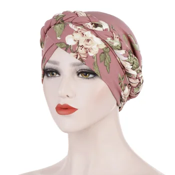 Новая вязаная шапочка-тюрбан с цветочным узором 2023 года для улучшения вашего образа Мягкий на ощупь, впитывающий влагу и дышащий женский тюрбан