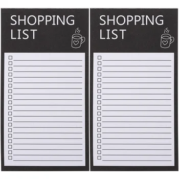 2 книги блокнота для планирования списка покупок Удобный Планировщик списка покупок Блокнот для магнитных заметок Блокнот для списка покупок на холодильник