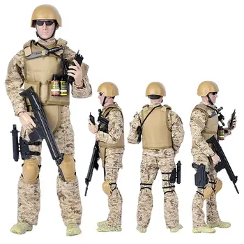 1/6 Солдат спецназа BJD Military Army Man Набор игрушечных фигурок